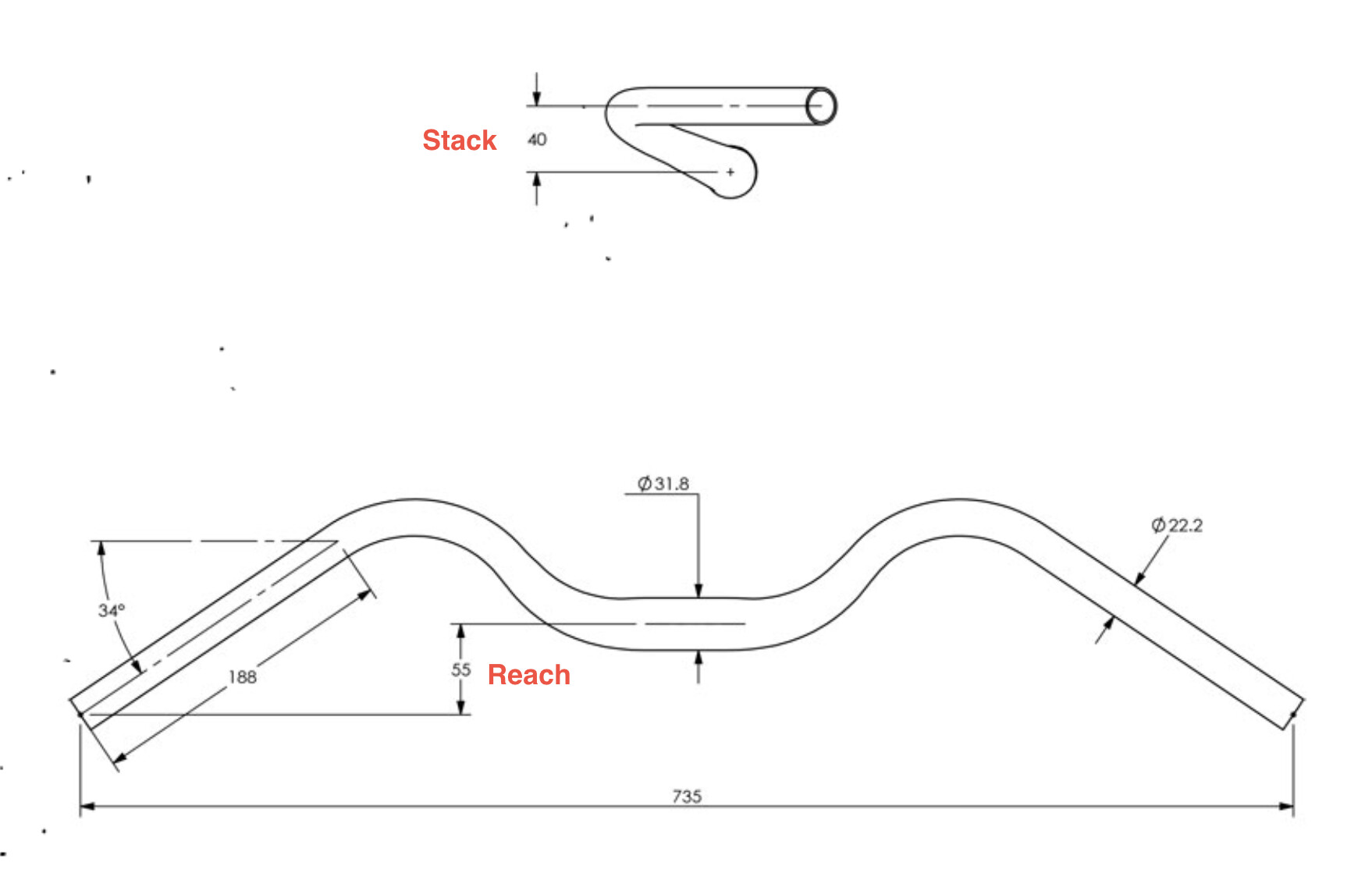 MTB handlebar dimensions Resources Custom Framebuilding Forum