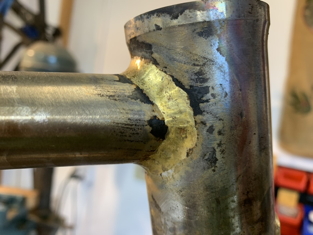 Removing oxides formed during fillet brazing Welding Custom